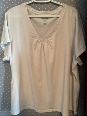 Sonoma Everyday Tee in White Womens Size 3X